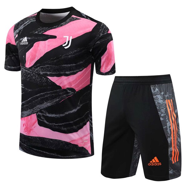 Entrenamiento Juventus Conjunto Completo 2021 2022 Rosa Negro